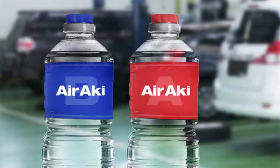 Perbedaan Air Aki Merah dan Biru